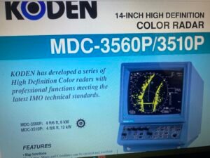 KODEN MDC-3510 HIGH DEFINITION COLOR RADAR